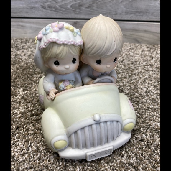 Bride Groom Wedding Gift Vintage Precious Moments Exclusive Stamp 1988 - Picture 2 of 9